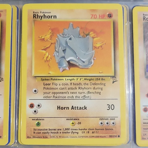Pokemon Card Rhyhorn - Picture 1 of 1